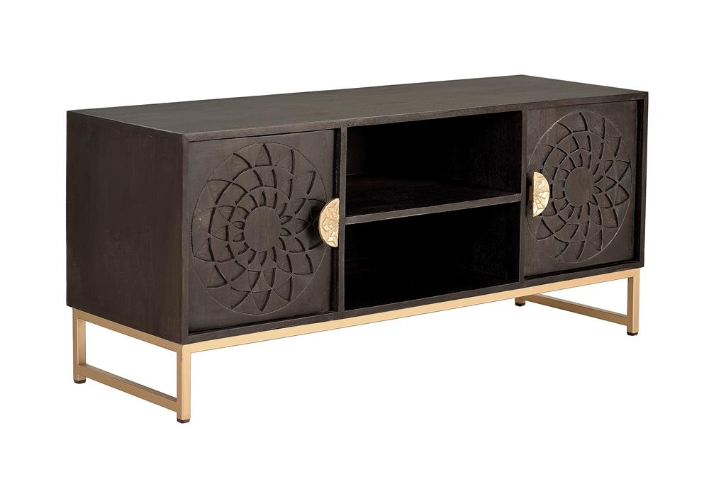 #1010-Mango wood tv stand 56x130x40 cm $723