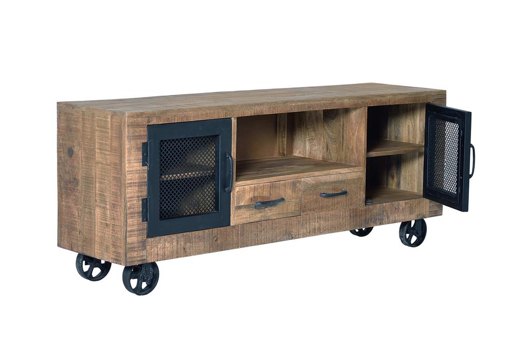 #1060-Metal doors tv stand 60x150x38 cm $870