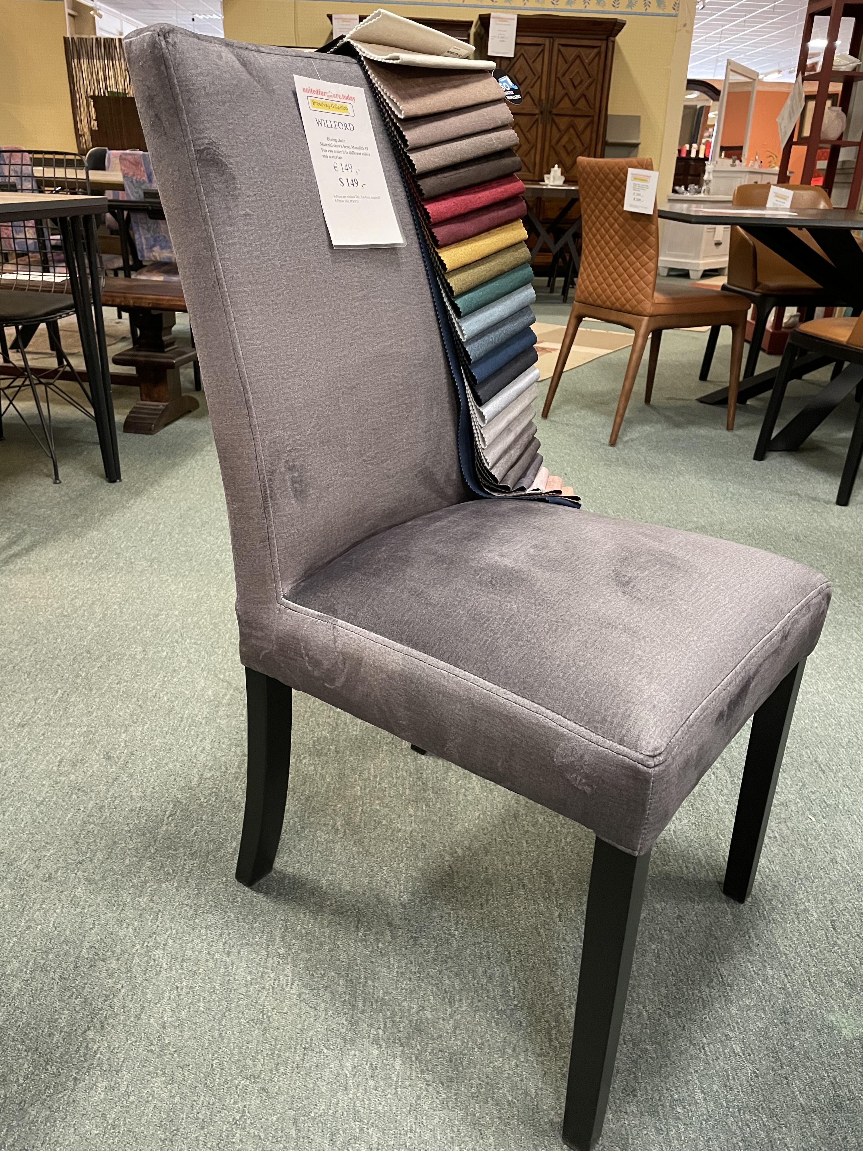 Willford chair,available to order in diff.material and color $149