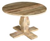 Mango wood round table 76x120D cm $ 940