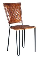 #6593 dining chair in leather $ 206