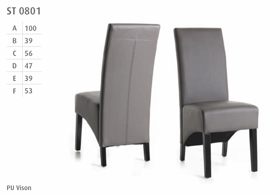 #0801 Dining chair in PU vision $ 99