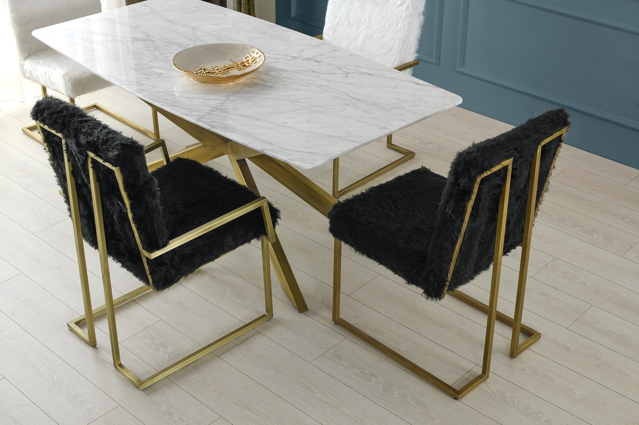 CARRARA MAT GOLD