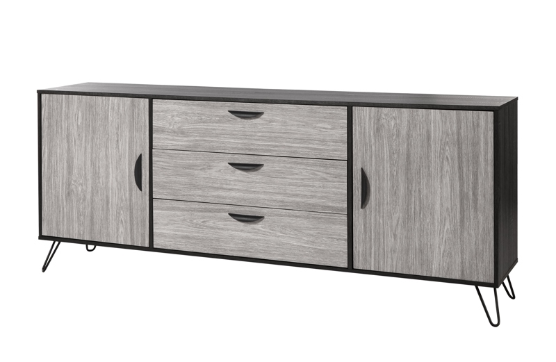 Eclipse ash grey sideboard 200x40x80H cm $321