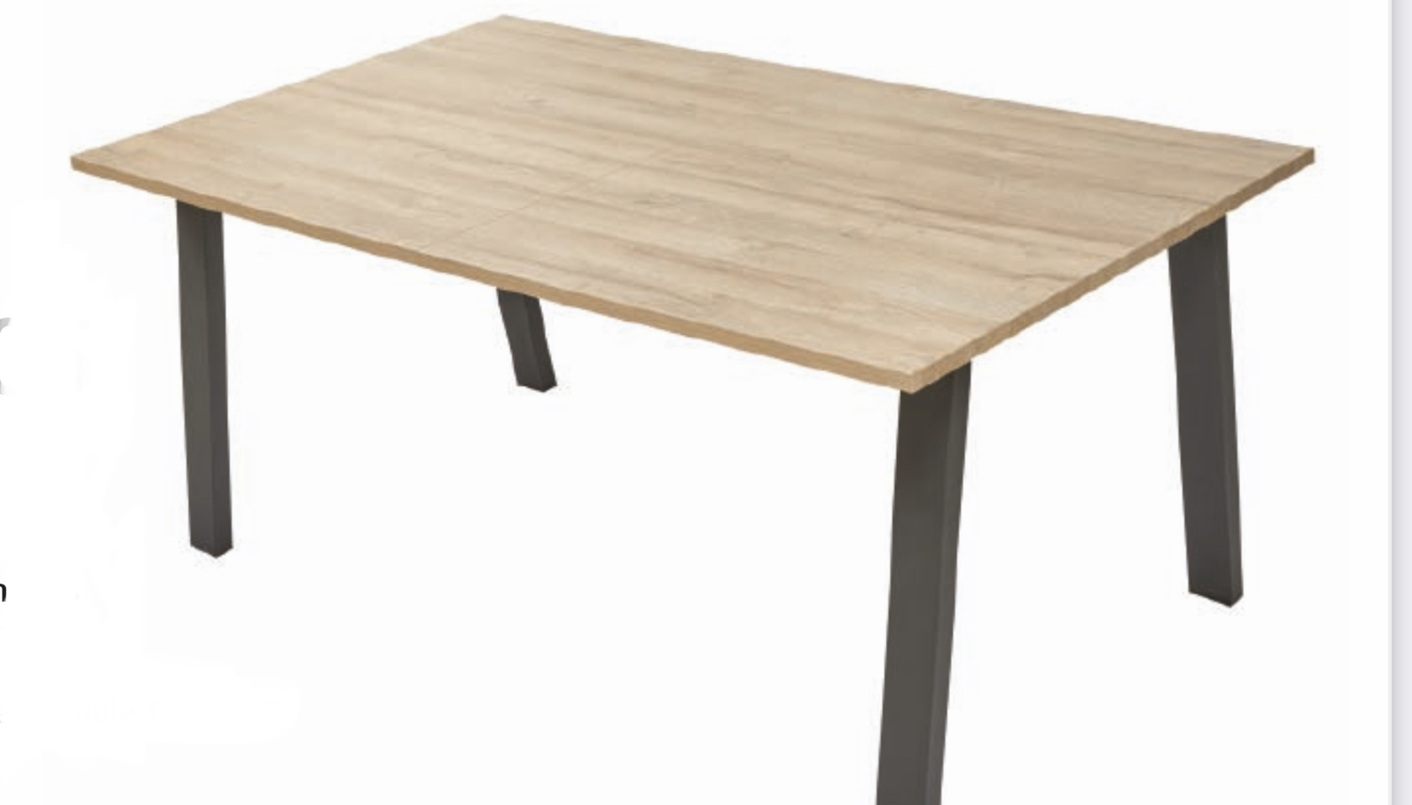 #1805 Dining table in french oak color 200x100x76 cm $532
