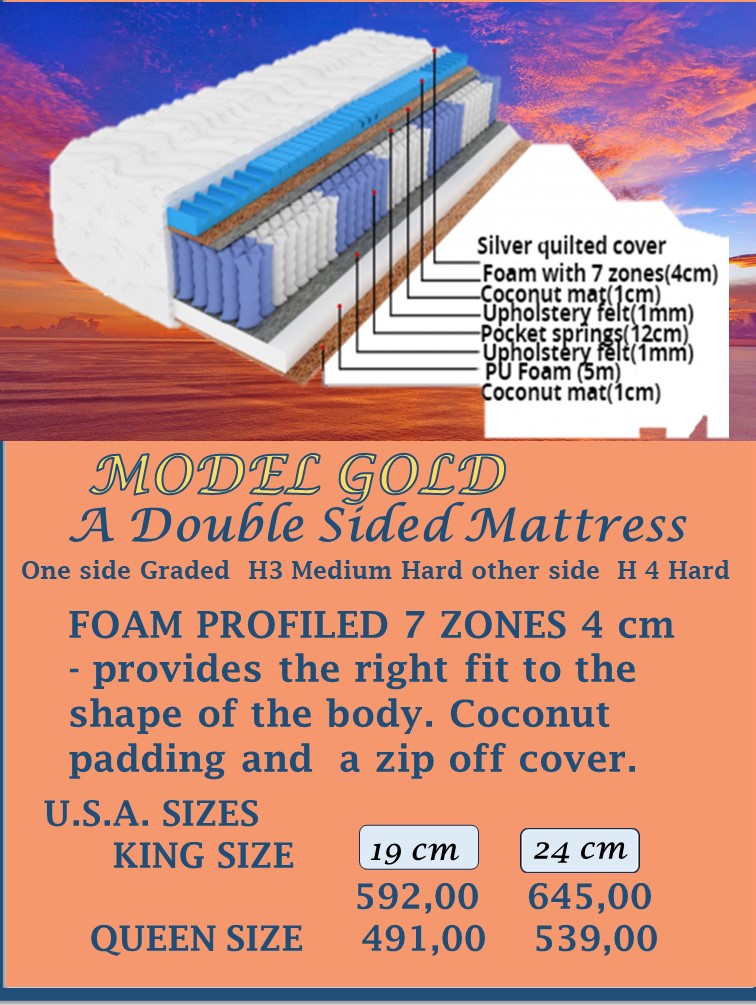 SKY COLLECTION GOLD MATTRESS