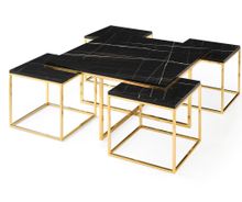 KPZG-01 gold coffee table 50x50x52H cm $451