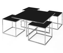 KPZK-02 silver coffee table 50x50x52H cm $451