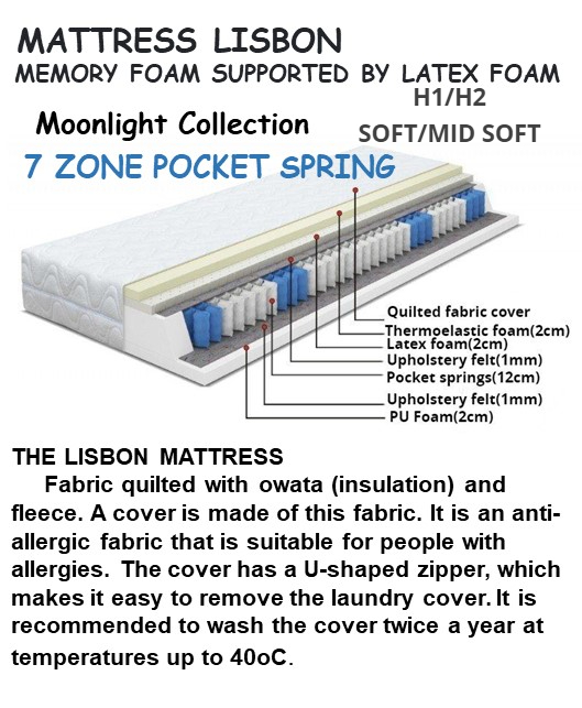 MOONLIGHT COLLECTION LISBON MATTRESS