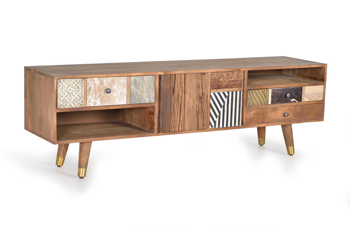 #6129 Mango wood tv-stand 50x160x40 cm $904