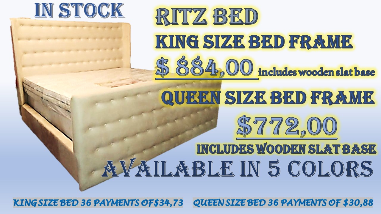 RITZ BEDS BEIGE BED FRAME