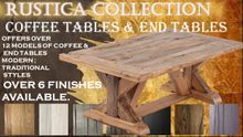 RUSTIC COLLECTION COFFEE & END TABLE LOGO