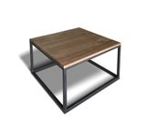 RUSTICA KINETIC COFFEE TABLE 60X60X45CM 2 CM THICK TOP