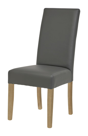 #1916 Dining chair in dark grey PU $89 
