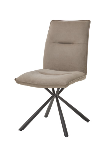 #1918 Dining chair in brown stoff $194 