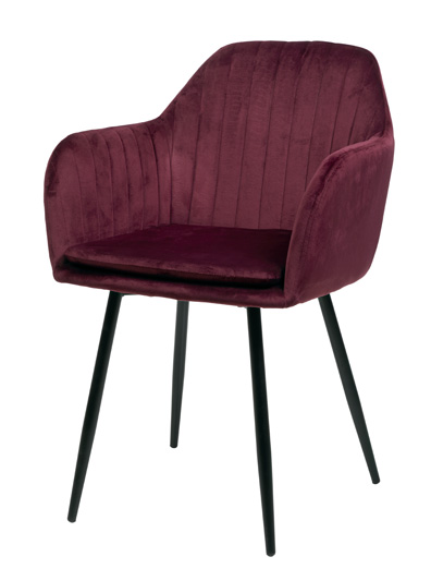 #2003 Dining chair in bordeaux stoff $108