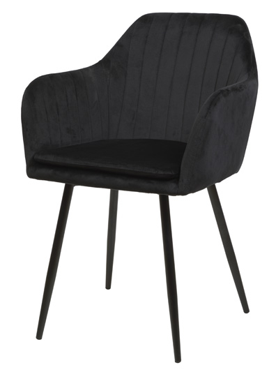 #2003 Dining chair in black bordeaux $108