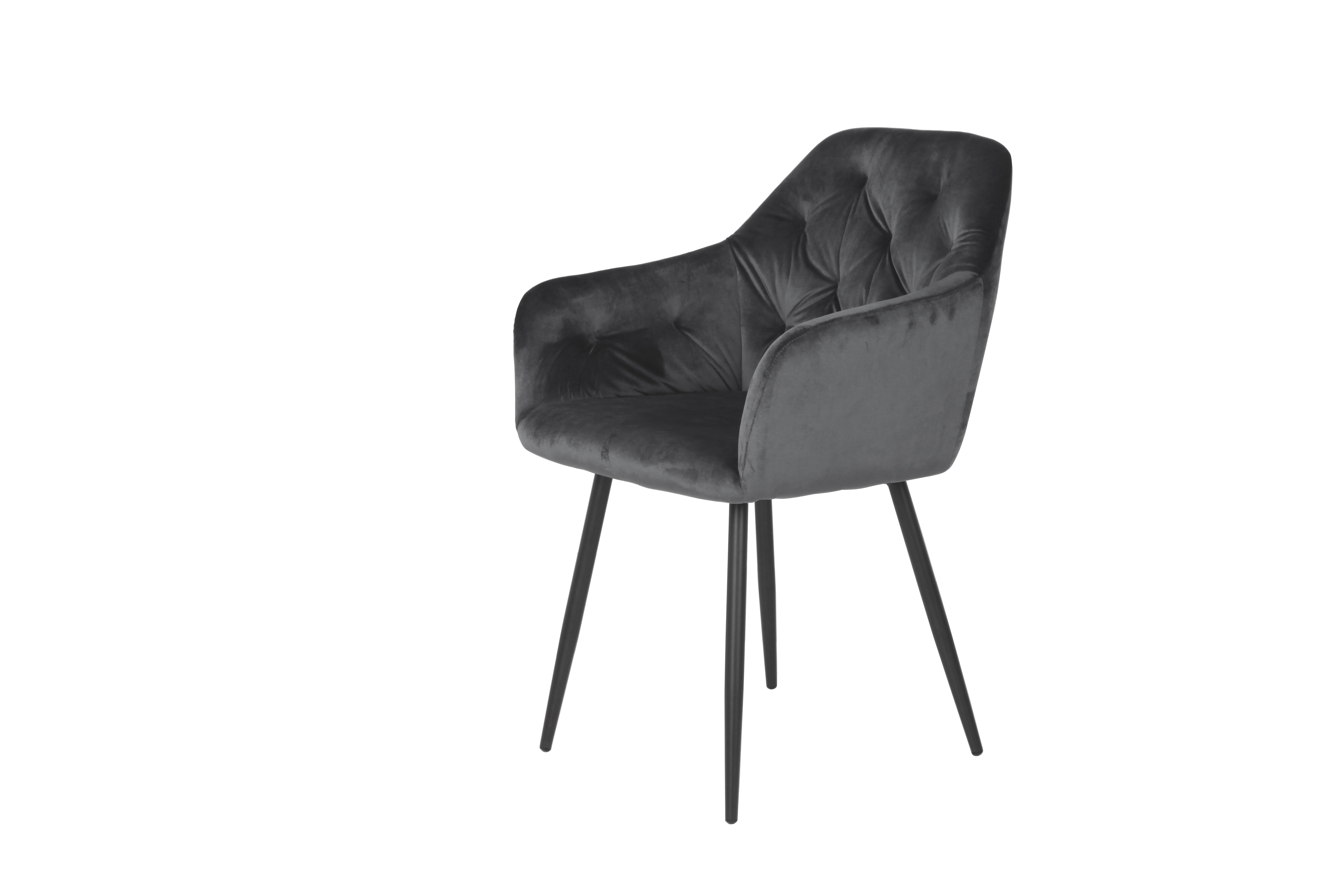 #2004 Dining chair in stoff grey $108