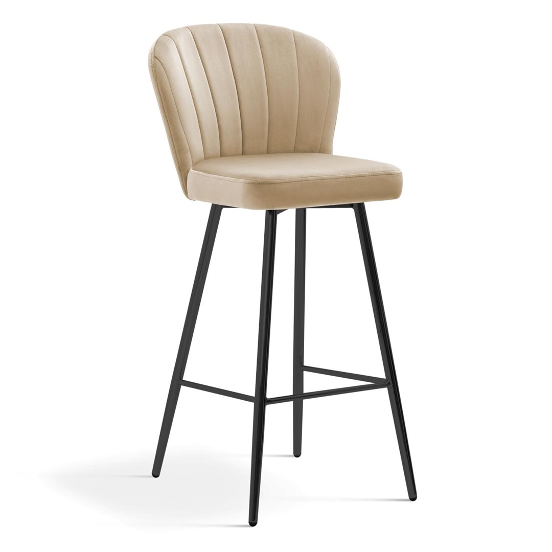 Shelly beige barstool