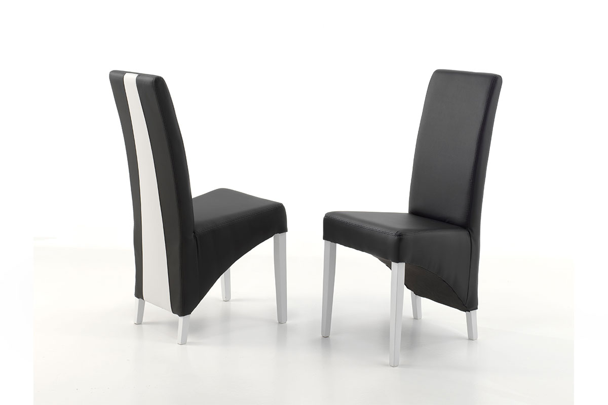 Topka black and white PU chair $ 99